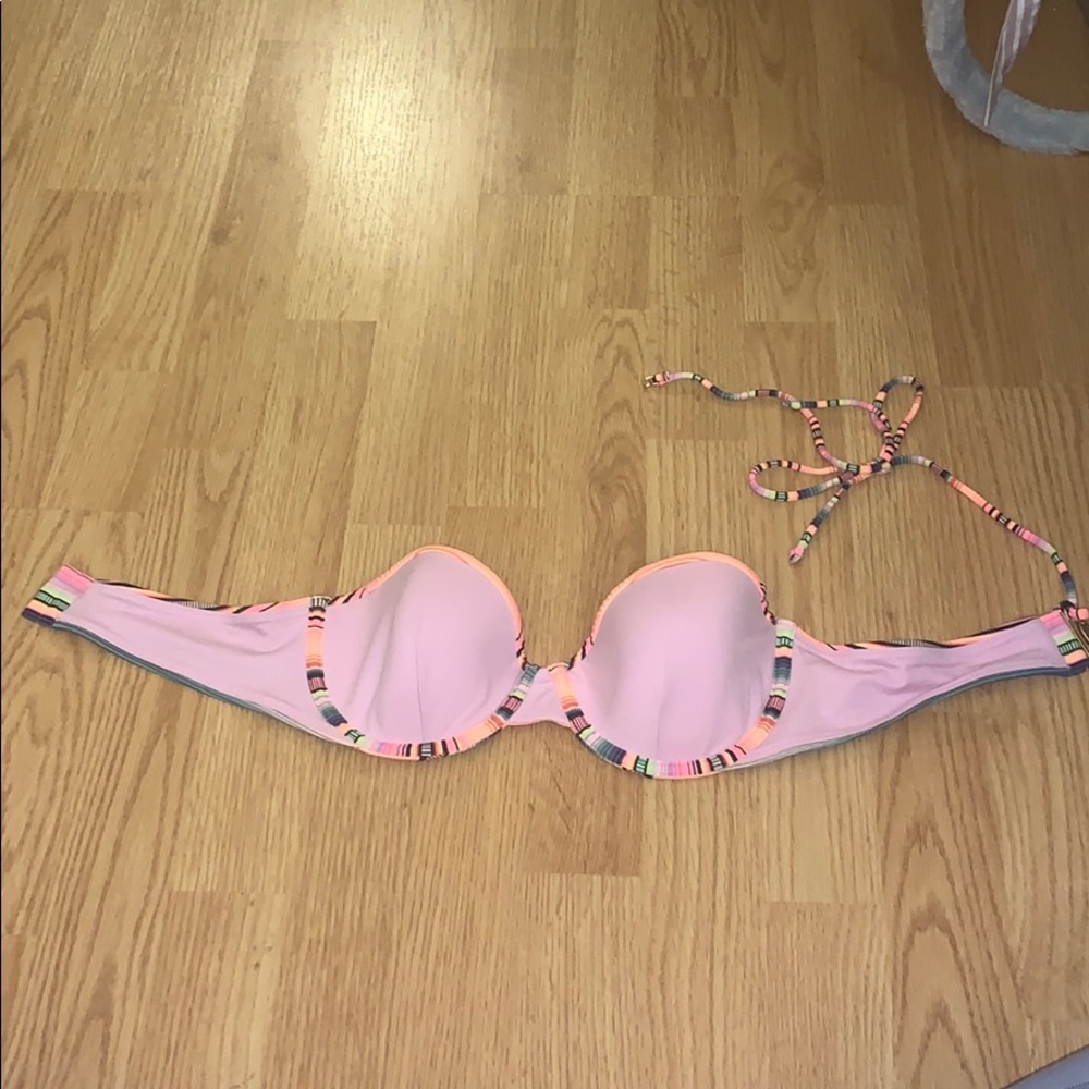 PINK reversible bikini top